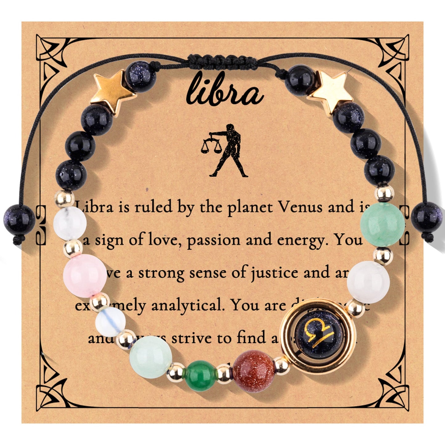 Starlore Zodiac Crystal Bracelets — Night Sky Edition