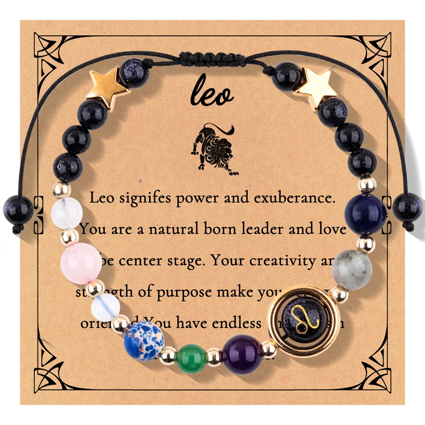 Starlore Zodiac Crystal Bracelets — Night Sky Edition