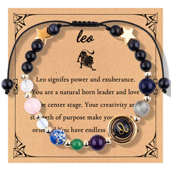Starlore Zodiac Crystal Bracelets — Night Sky Edition