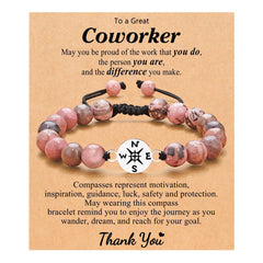 Guiding Compass — Coworker Appreciation Bracelet