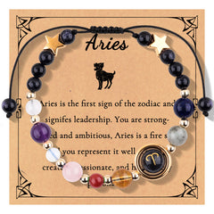 Starlore Zodiac Crystal Bracelets — Night Sky Edition