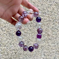 Violet Ember · Amethyst & Clear Quartz