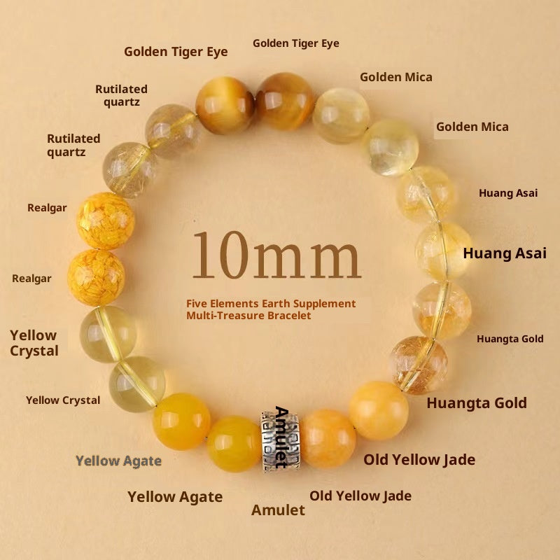 Elemental Balance · Five-Element Multi-Gem Bracelet