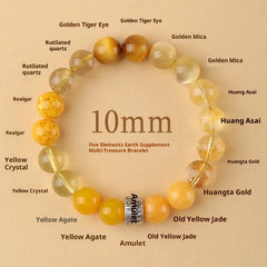 Elemental Balance · Five-Element Multi-Gem Bracelet