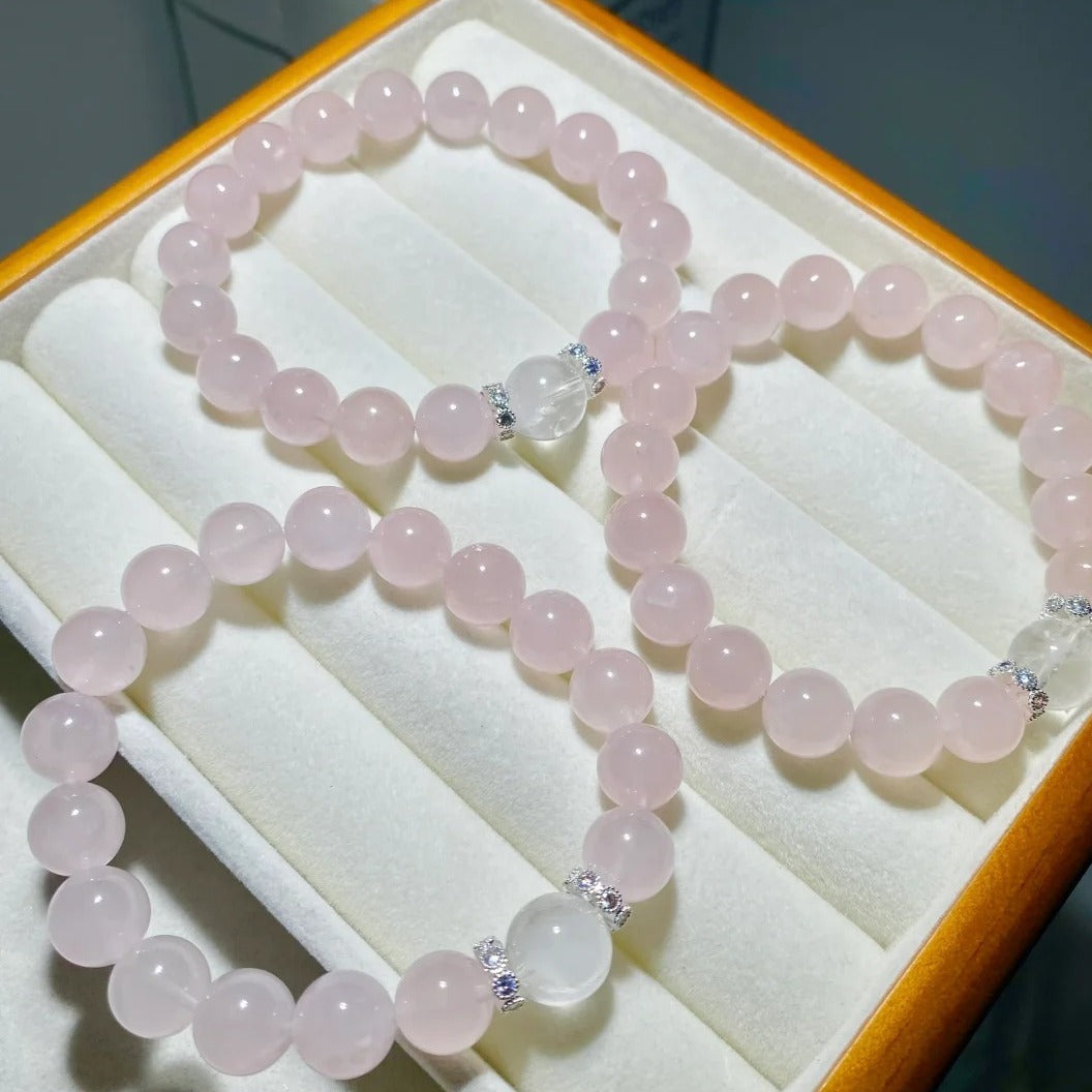 Blush Aura · Rose Quartz Bracelet