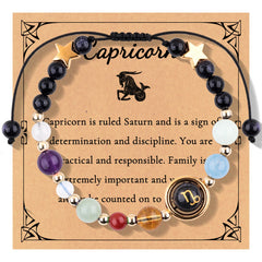 Starlore Zodiac Crystal Bracelets — Night Sky Edition