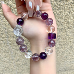 Violet Ember · Amethyst & Clear Quartz
