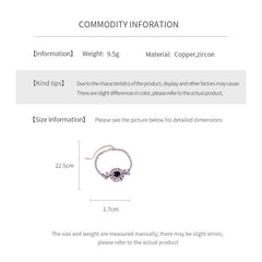 Starlit Dahlia Bracelet with blue oval gemstone and zircon floral halo – Glazenya jewelry