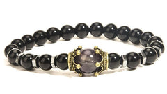 Sovereign Crown · Men’s Tiger Eye Beaded Bracelet