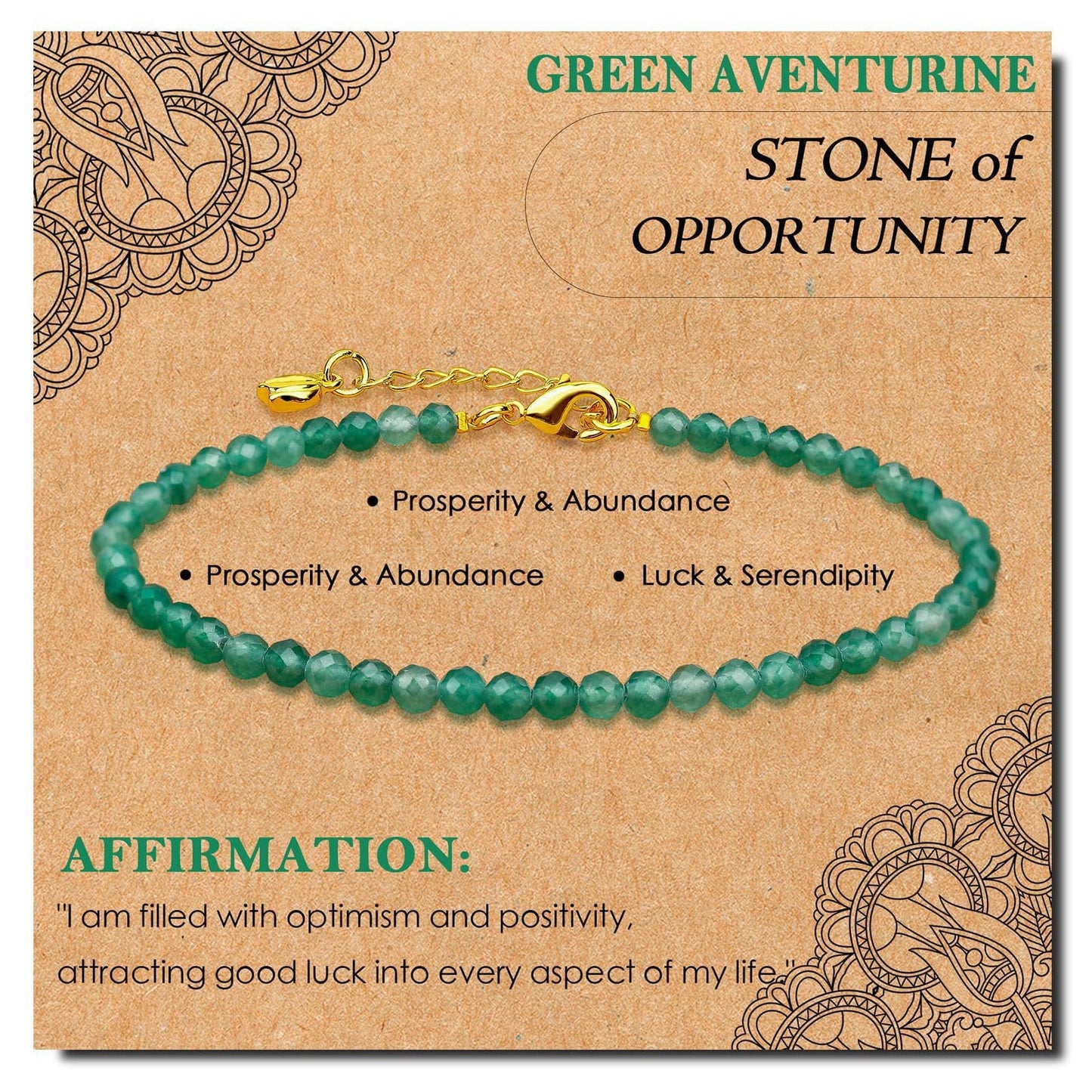 Radiant Intentions · Dainty Gemstone Affirmation Bracelets