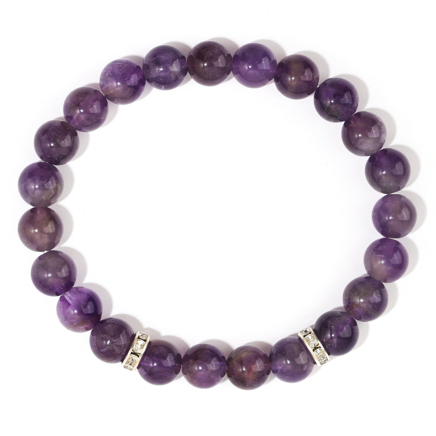 Celestial Halo · Lapis & Gemstone Beaded Bracelet (8mm)