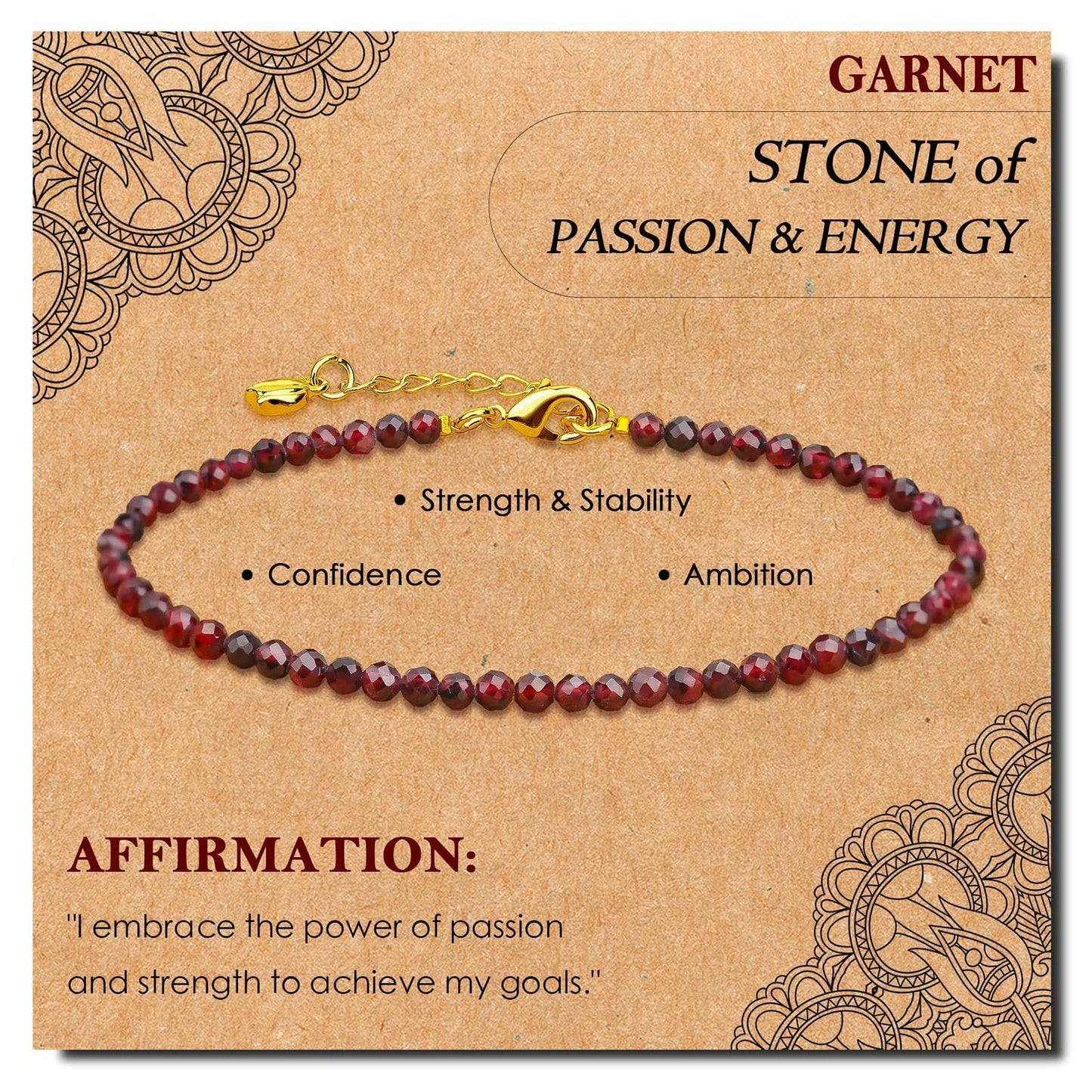 Radiant Intentions · Dainty Gemstone Affirmation Bracelets