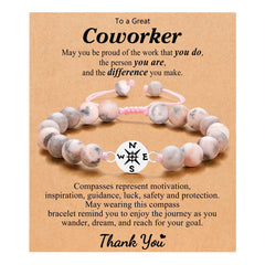 Guiding Compass — Coworker Appreciation Bracelet