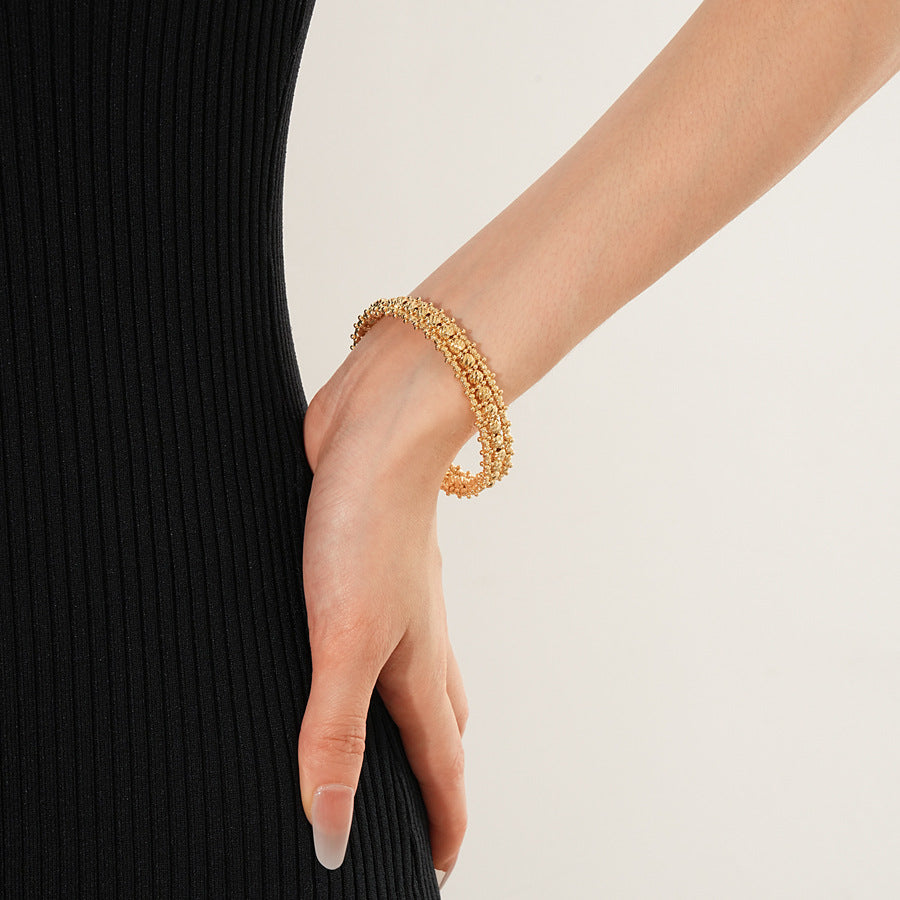 Starlit Lace Cuff Bracelet