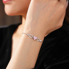 Amour Pink Zircon Bracelet