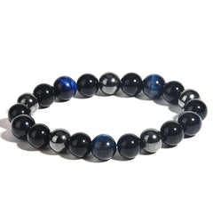 IronGaze · Men’s Tiger Eye & Hematite Bracelet