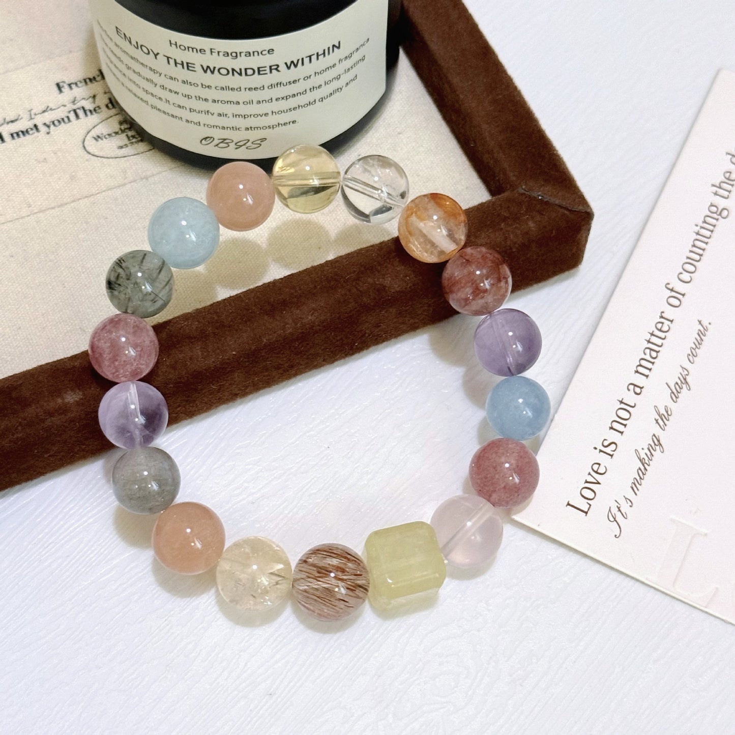 Stadium Glow · Multi-Crystal Bracelet