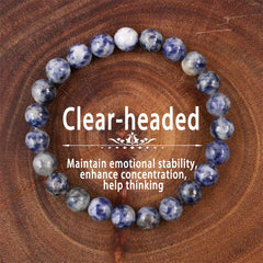 Luckflow Unisex Crystal Bracelet