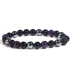 IronGaze · Men’s Tiger Eye & Hematite Bracelet
