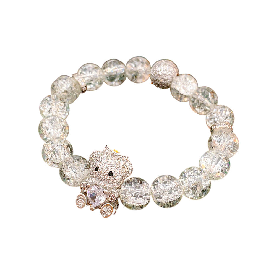 Glacial Heart Bear Bracelet