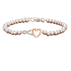 Bonded Hearts Message Card Bracelets