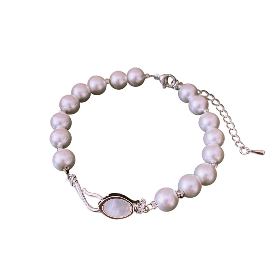 Serpentine Pearl Elegance Bracelet