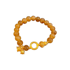 Golden Lotus Prosperity Bracelet