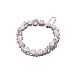 Radiant Crystal Pearl Wrap Bracelet