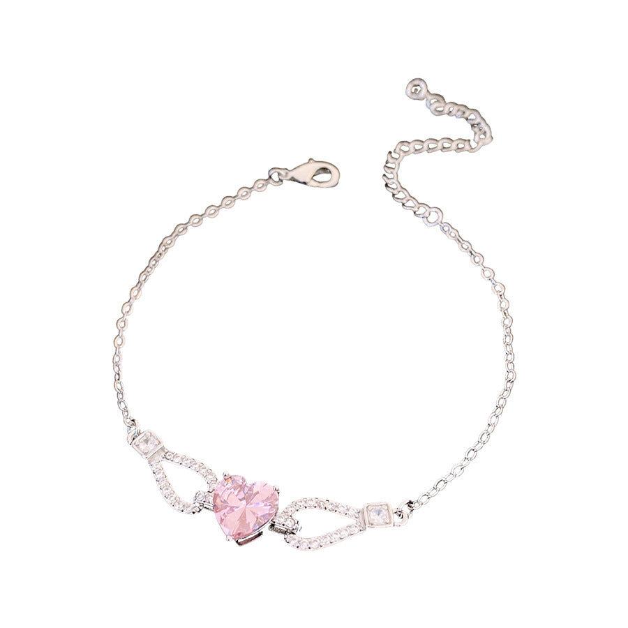 Amour Pink Zircon Bracelet