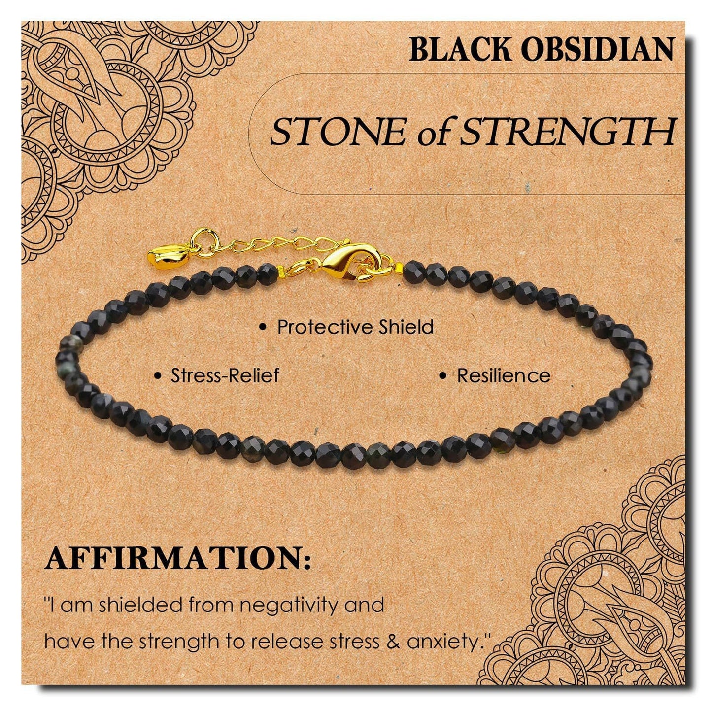 Radiant Intentions · Dainty Gemstone Affirmation Bracelets
