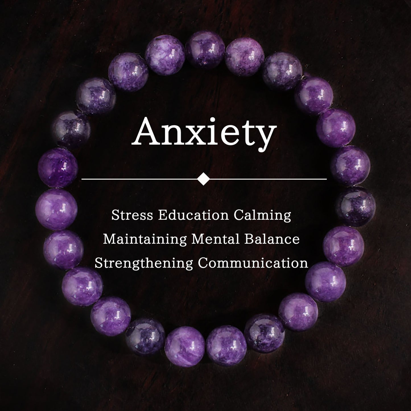 Luckflow Unisex Crystal Bracelet