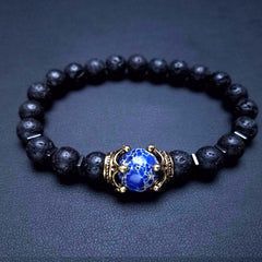 Sovereign Crown · Men’s Tiger Eye Beaded Bracelet