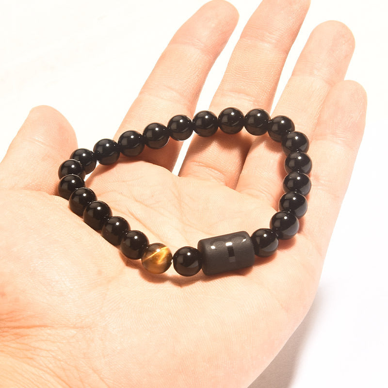 StarSign Orbit · Men’s Tiger Eye & Agate Beads