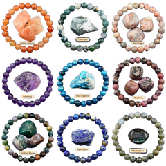 Luckflow Unisex Crystal Bracelet