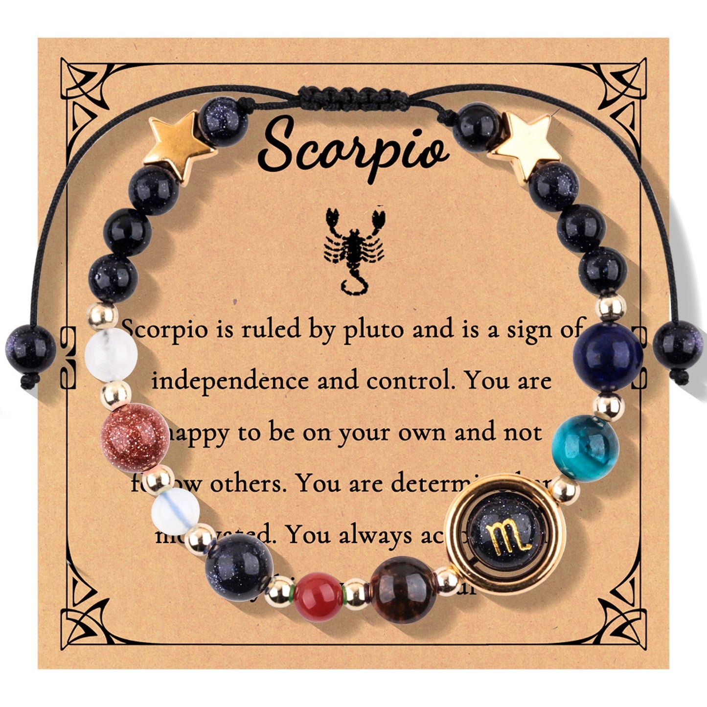 Starlore Zodiac Crystal Bracelets — Night Sky Edition
