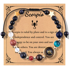 Starlore Zodiac Crystal Bracelets — Night Sky Edition