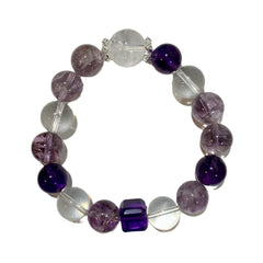 Violet Ember · Amethyst & Clear Quartz