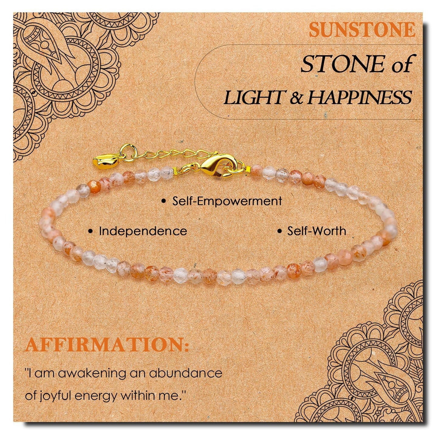 Radiant Intentions · Dainty Gemstone Affirmation Bracelets