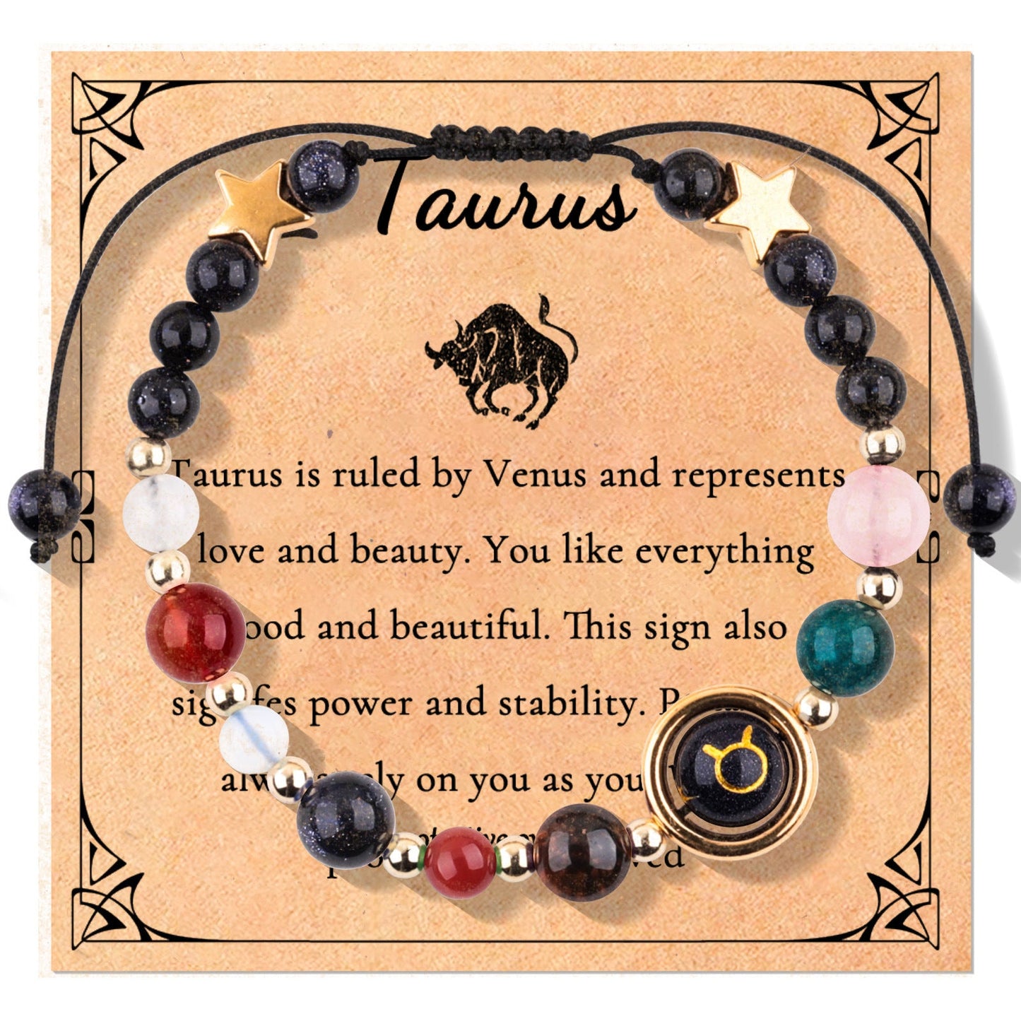 Starlore Zodiac Crystal Bracelets — Night Sky Edition