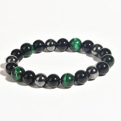 IronGaze · Men’s Tiger Eye & Hematite Bracelet