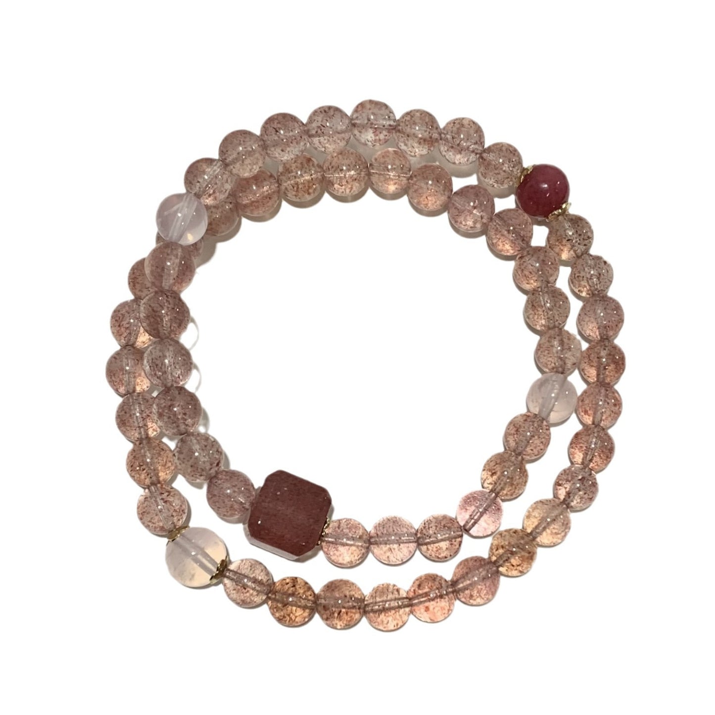 Blush Nova · Strawberry Quartz Bracelet