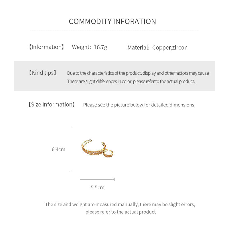 Starlight Pavé Cuff Set