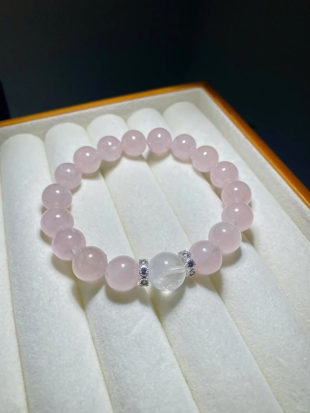 Blush Aura · Rose Quartz Bracelet