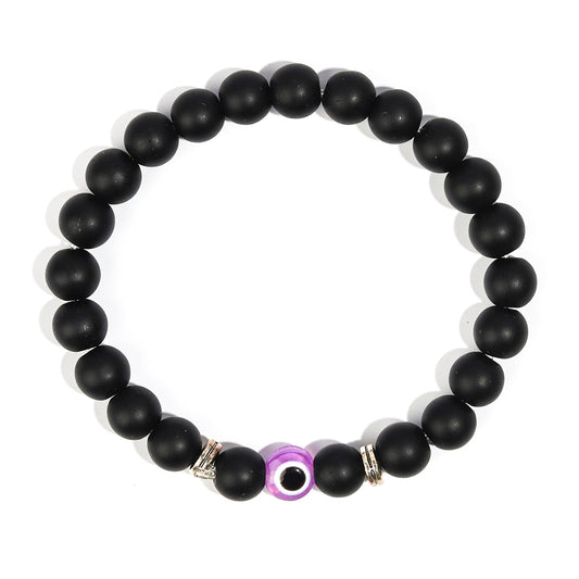 Guardian Gaze · Natural Stone Evil Eye Bracelet