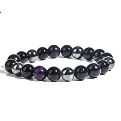 IronGaze · Men’s Tiger Eye & Hematite Bracelet