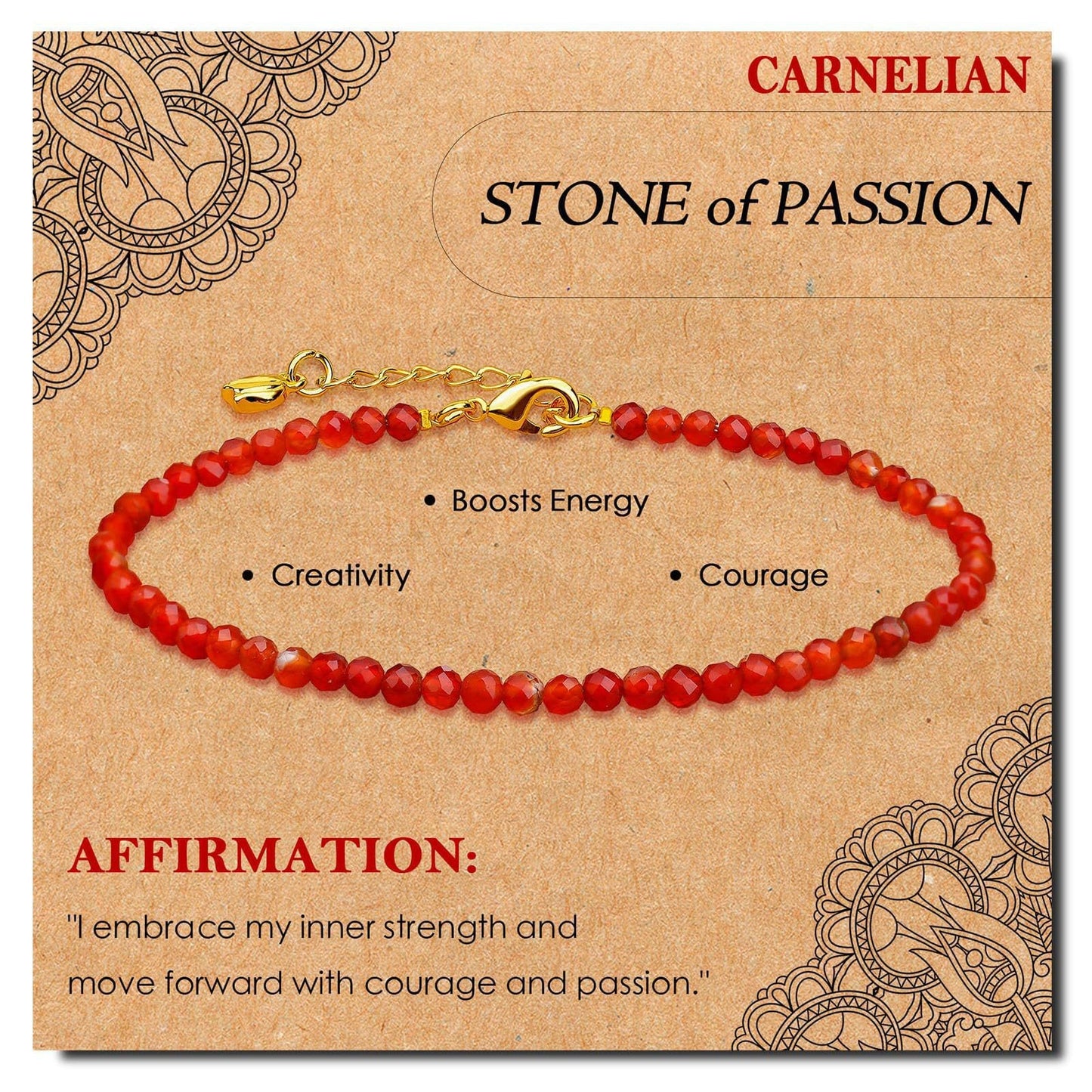 Radiant Intentions · Dainty Gemstone Affirmation Bracelets