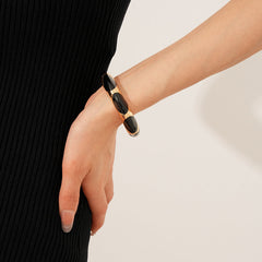 Harlequin Enamel Cuff