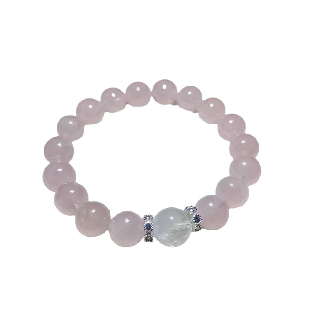 Blush Aura · Rose Quartz Bracelet