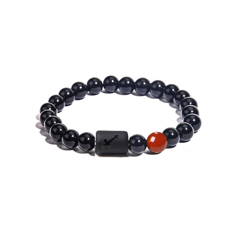 StarSign Orbit · Men’s Tiger Eye & Agate Beads