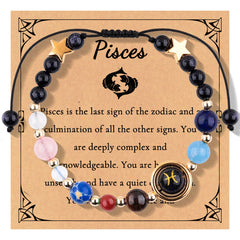 Starlore Zodiac Crystal Bracelets — Night Sky Edition